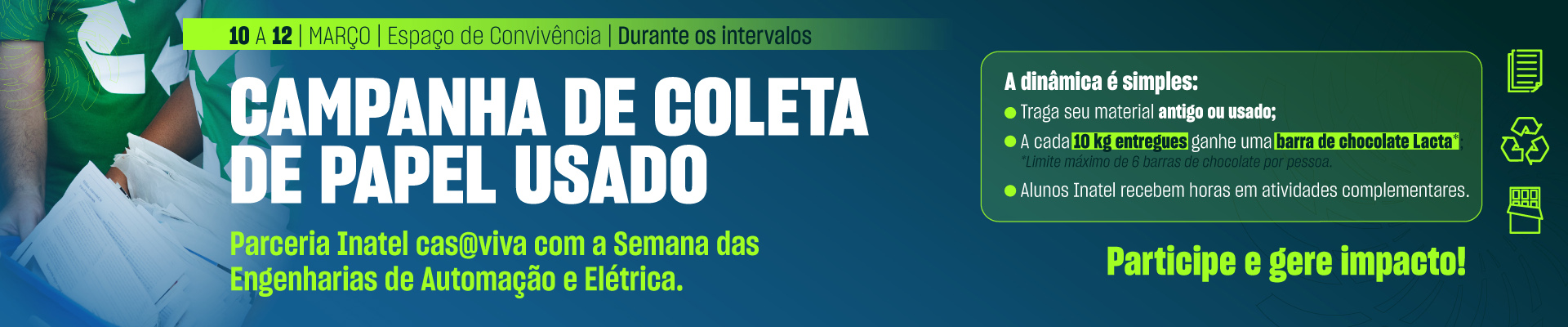 Campanha de Coleta de papel usado