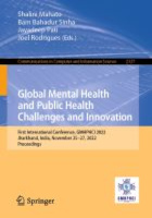 Livro:  Global Mental Health and Public Health Challenges and Innovation