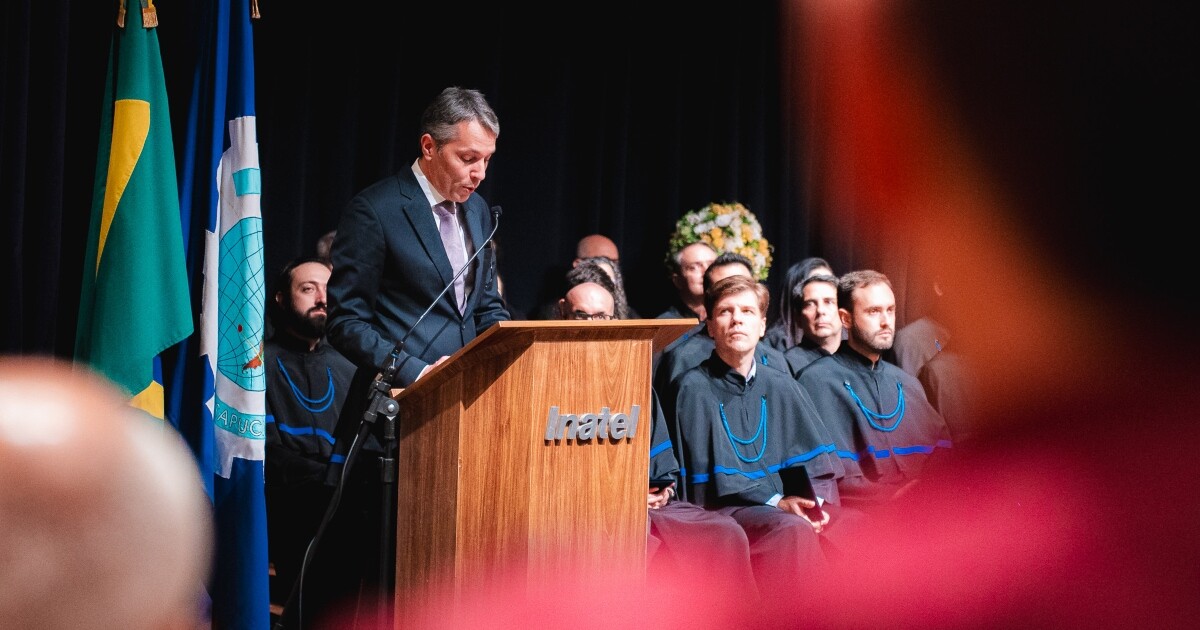 Executivo foi homenageado como paraninfo da turma formanda.