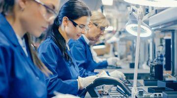 Processos de produção em fábricas