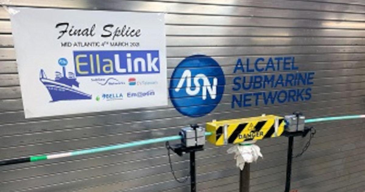 Transatlantic EllaLink Cable