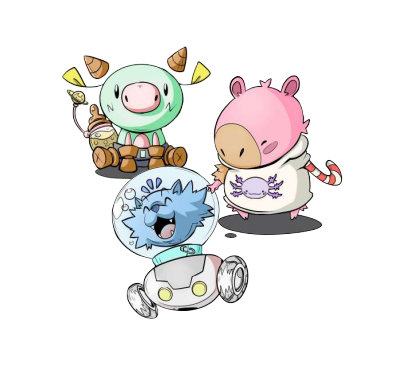 Personagens Fetin Alunos - Fetin Games