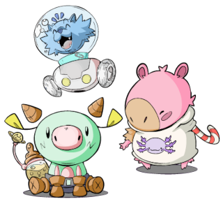 Personagens Fetin Alunos - Fetin Games