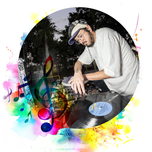 Foto Discotecagem 100% Vinil com Dj Dais