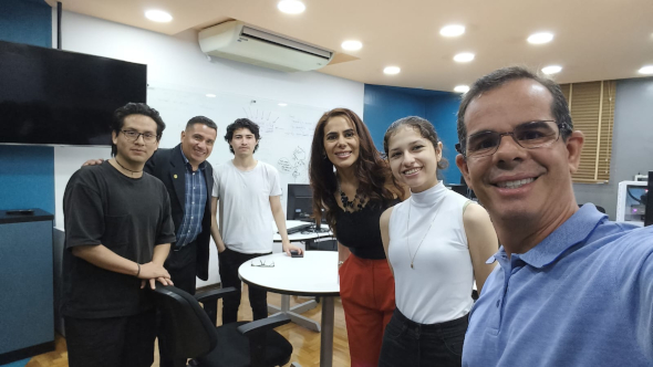 Foto estudantes de Mestrado no Inatel