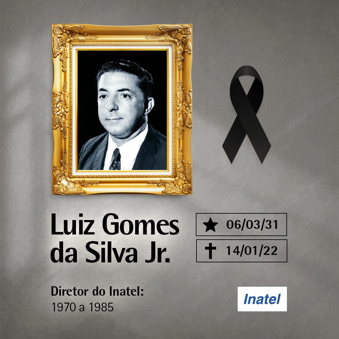 INATEL Nota de Falecimento Prof. Luiz Gomes 1080x1080px