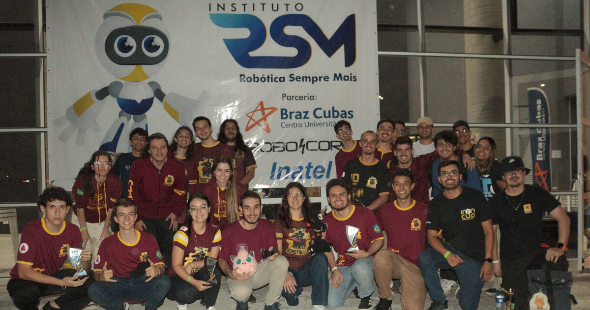 Campeã nas categorias Trekking e VSSS desde 2024, RobotBulls conquistou terceiro lugar no Combate