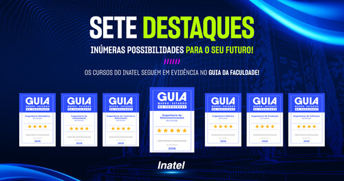 Engenharia de Telecomunicações recebeu cinco estrelas, enquanto os outros seis cursos da instituição conquistaram quatro estrelas na avaliação do Estadão e da Quero Educação