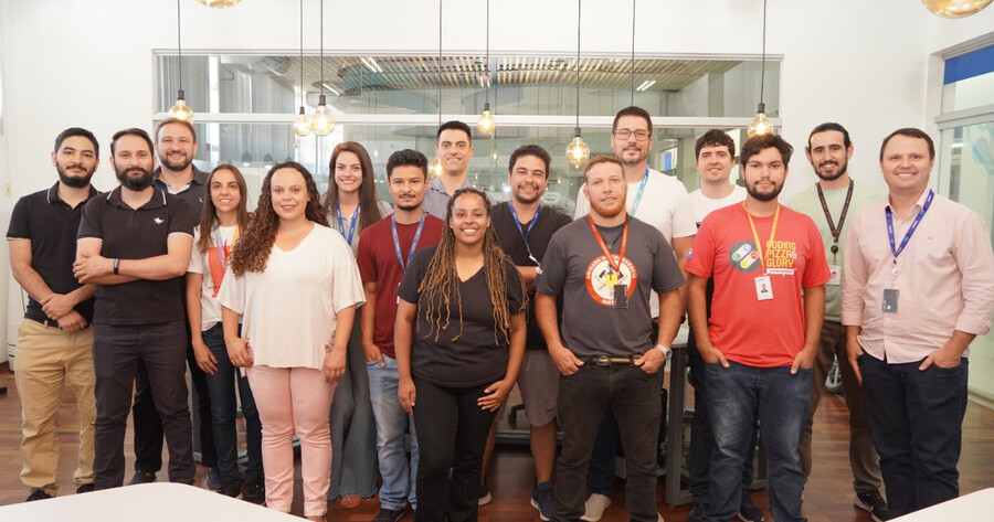 Equipe responsável pelo desenvolvimento do sensor no Inatel, em 2023.