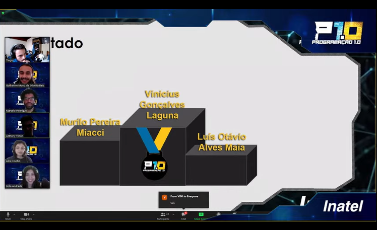 inatel 40 fetin programação 1