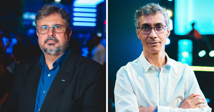 Marcelo de Oliveira Marques e Luciano Leonel Mendes, presidente e vice-presidente da Finatel eleitos.