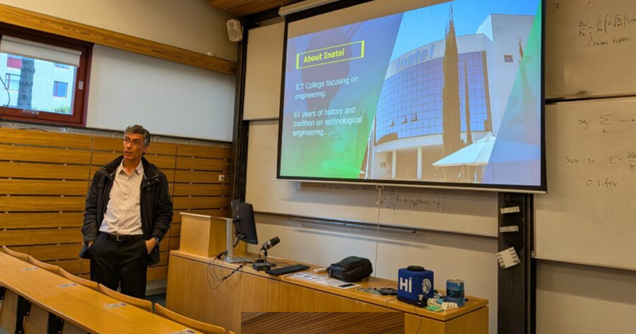 Na Islândia, o professor apresentou o trabalho “Brazil 6G and xGMobile: Brazil's Contributions to the Development of Future Mobile Networks”