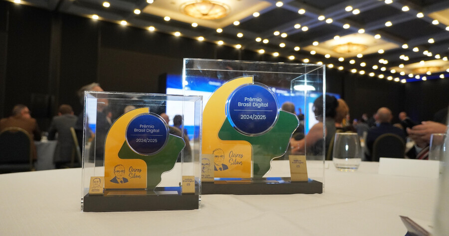 Prêmios conquistados pelo Inatel no Brasil Digital Ozires Silva: reconhecimento nacional ao projeto Nativos do Futuro e à atuação de Guilherme Marcondes na promoção da transformação digital e educação tecnológica.