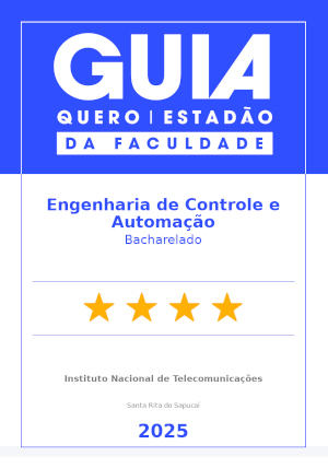 Selo de Melhor Faculdade de Engenharia de Controle e Automação