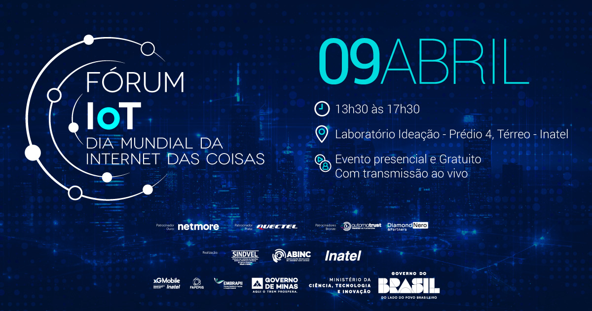 Fórum IoT 2026 - Dia Mundial da Internet das Coisas