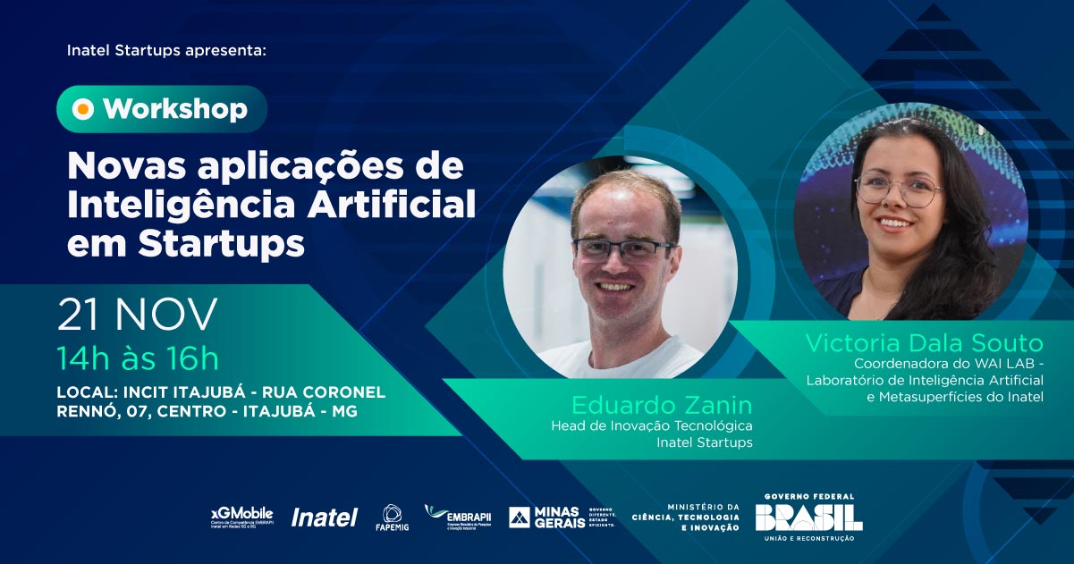 Workshops - Novas aplicações de Inteligência Artificial em Startups