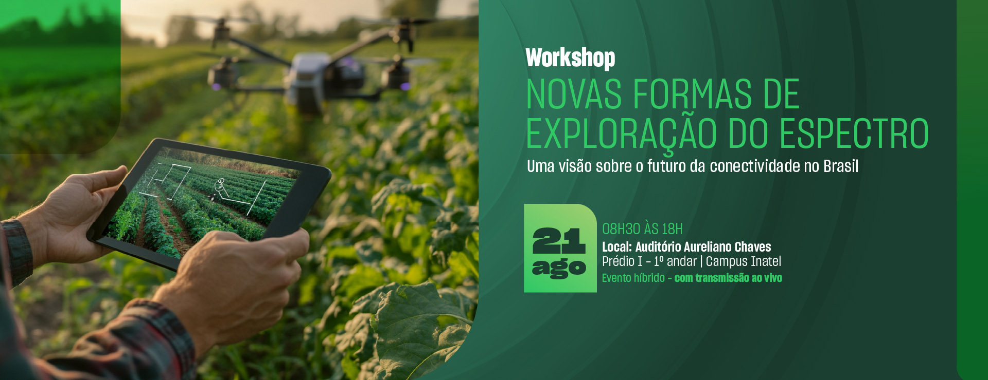 Workshop Novas Formas de Exploração do Espectro - Uma visão sobre o futuro da conectividade no Brasil