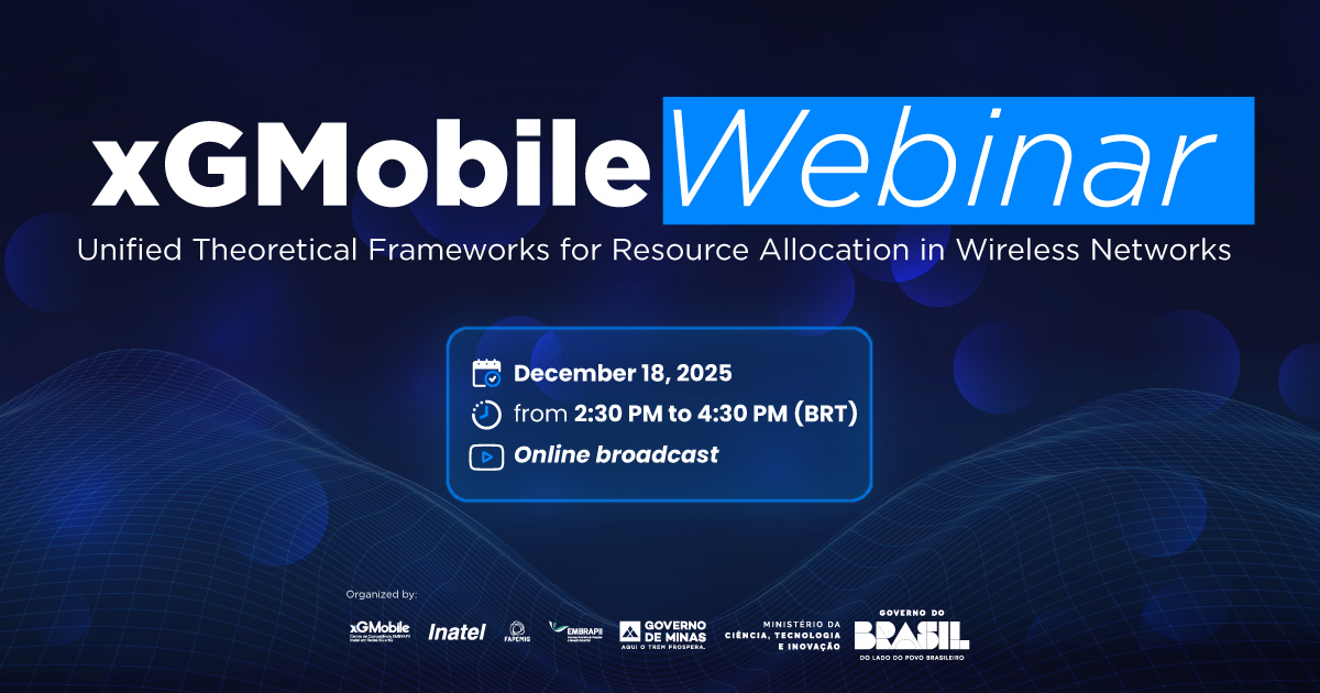 xGMobile Webinar: Unified Theoretical Frameworks for Resource Allocation in Wireless Network